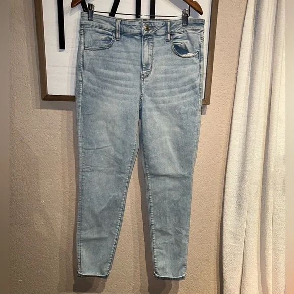 American Eagle jegging denim jeans 14 regular - Picture 2 of 5
